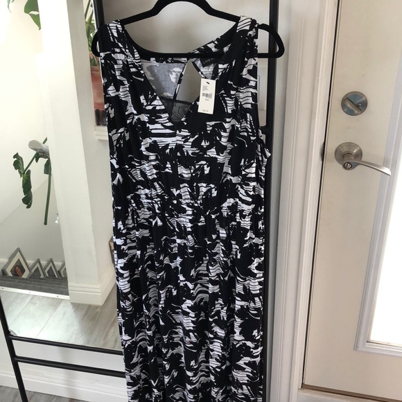NWT Lane Bryant 18/20W Printed Lace Maxi Dress - Picture 4 of 6